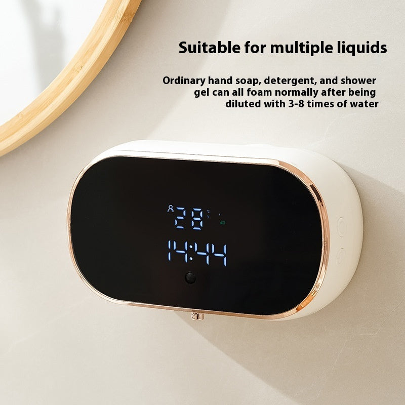 SmartLuxe™ – LED Clock Infrared Foam Dispenser